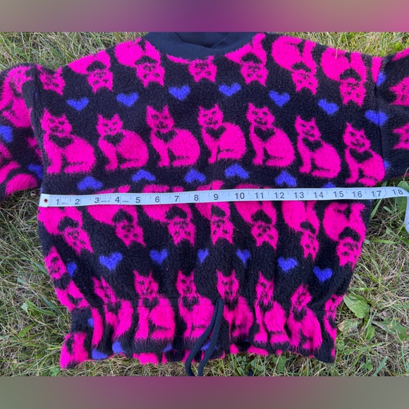 Kids Cat Fleece Pullover - Picture 3 of 6